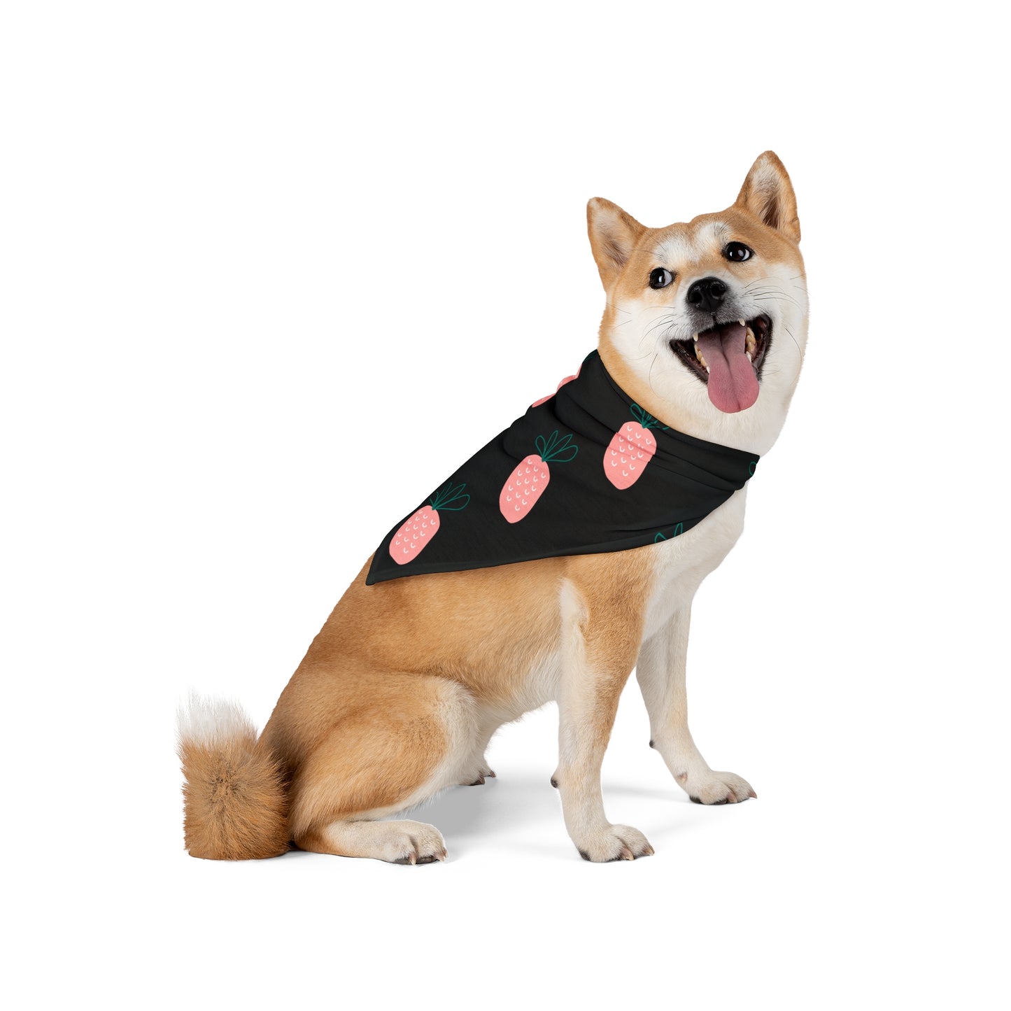 Tropical Pineapple Pet Bandana - Cute Dog Accessory for Summer Vibes